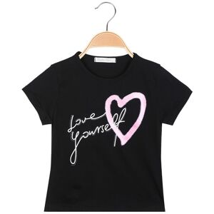 Hope Star T-shirt da ragazza con stampe e strass T-Shirt Manica Corta bambina Nero taglia 10