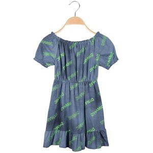 Mec Girl Vestito da bambina con scritte Vestiti bambina Verde taglia 08