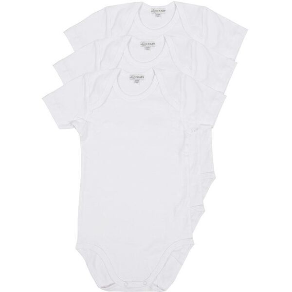 liabel body in caldo cotone da neonato confezione 3 pezzi tutine neonato unisex bambino bianco taglia 9m