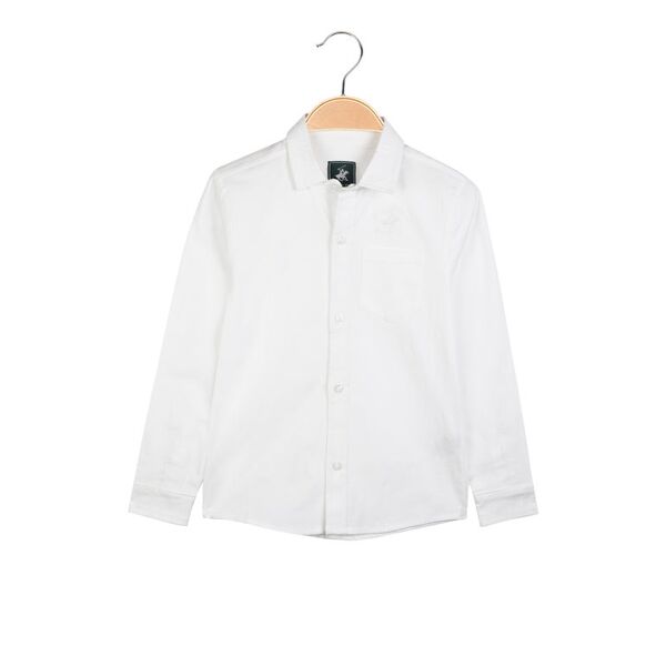 polo club camicia da ragazzo con taschino camicie bambino bianco taglia 08