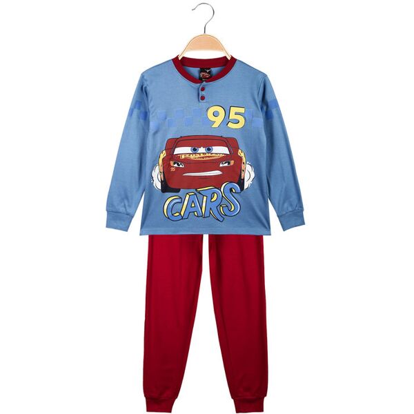 disney cars pigiama da bambino in caldo cotone pigiami bambino blu taglia 07