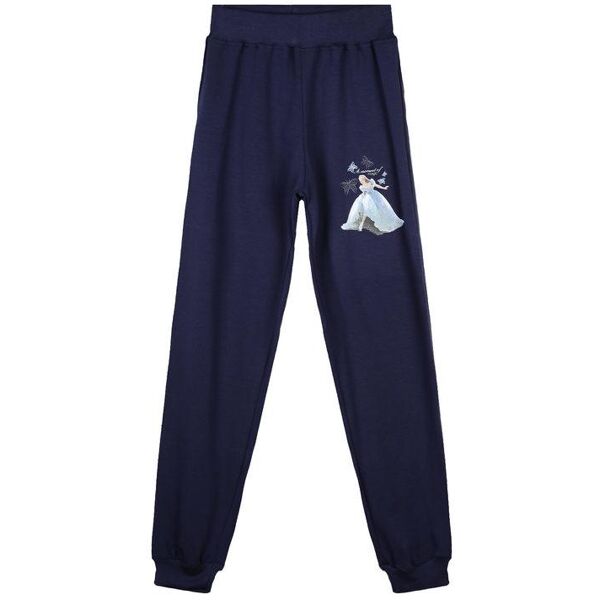 disney cinderella pantaloni sportivi bambina con polsino pantaloni casual bambina blu taglia 05/06