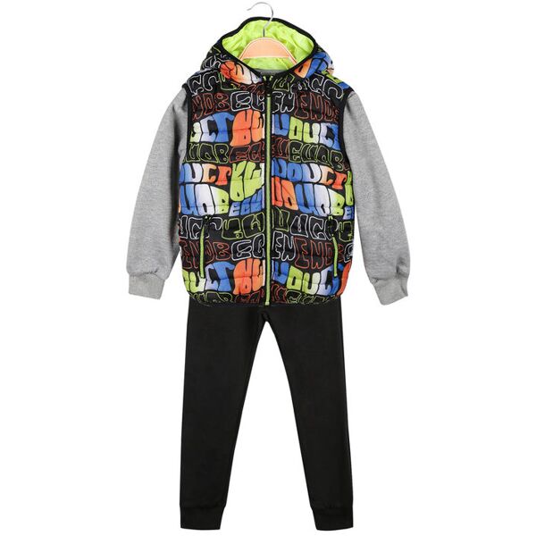 mr jek completo da bambino 3 pezzi con gilet imbottito completi 3-16 anni bambino verde taglia 04