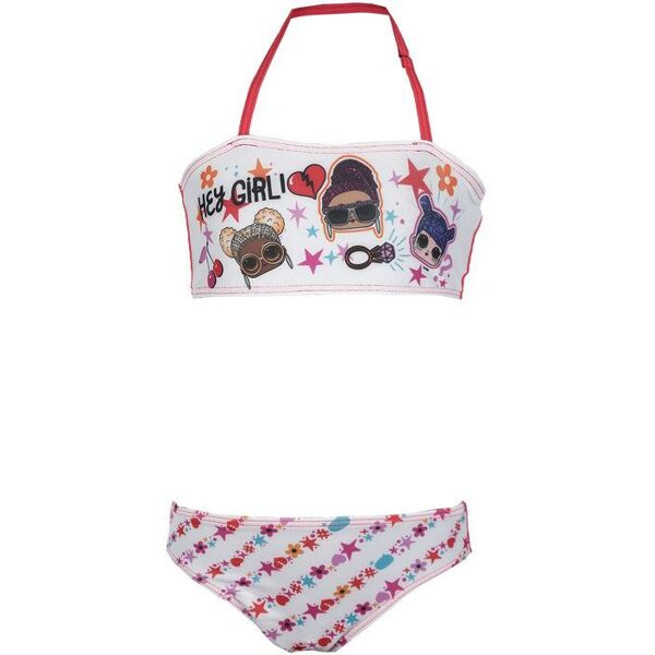 lol surprise! costume bikini lol bikini bambina rosso taglia 04