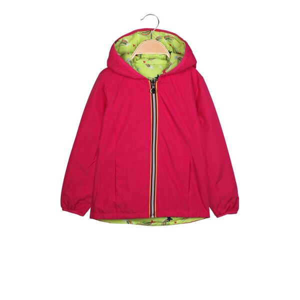 yes! do kid's giacca a vento reversibile da bambina con cappuccio giacche leggere bambina fucsia taglia 12