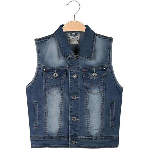 studio gilet in jeans da bambini smanicato unisex bambino jeans taglia 14