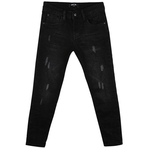 run boy jeans bimbo skinny jeans slim fit bambino nero taglia 06