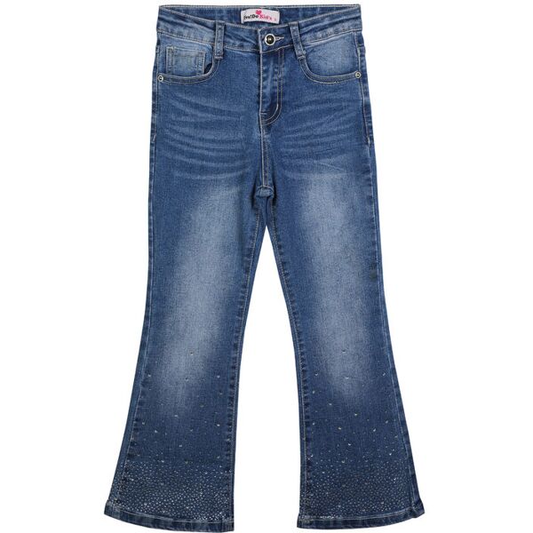 yes! do kids jeans da bambina a zampa con strass decorativi jeans zampa bambina jeans taglia 12