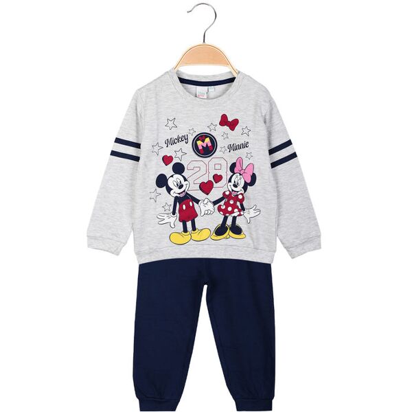 disney minnie e topolino pigiama neonata in caldo cotone pigiami bambina grigio taglia 12m