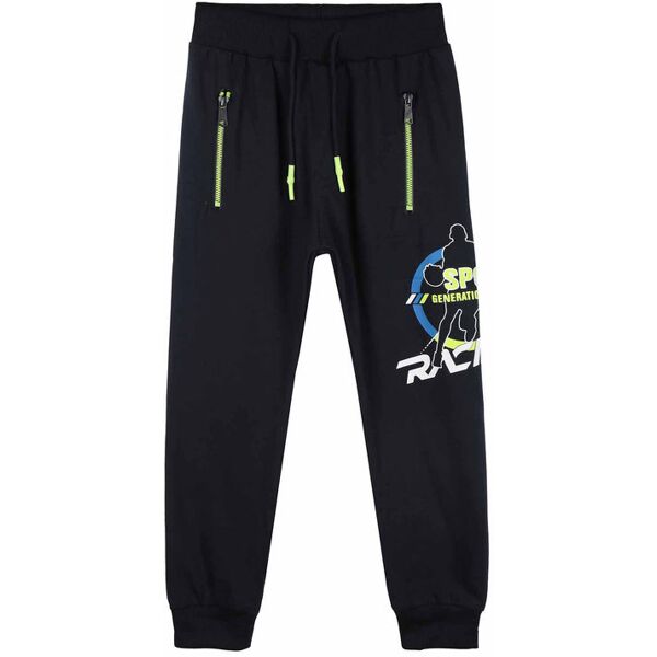 mr jek pantaloni con polsino da bambino pantaloni sportivi in felpa bambino blu taglia 08