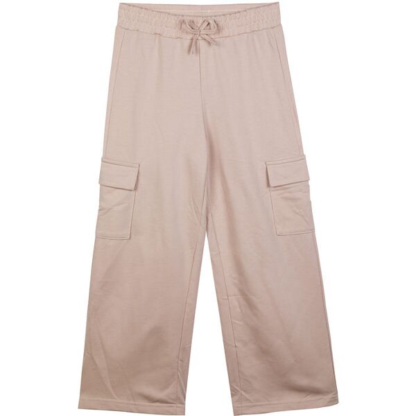 smile yes pantaloni da bambina a gamba larga con tasconi pantaloni casual bambina beige taglia 10