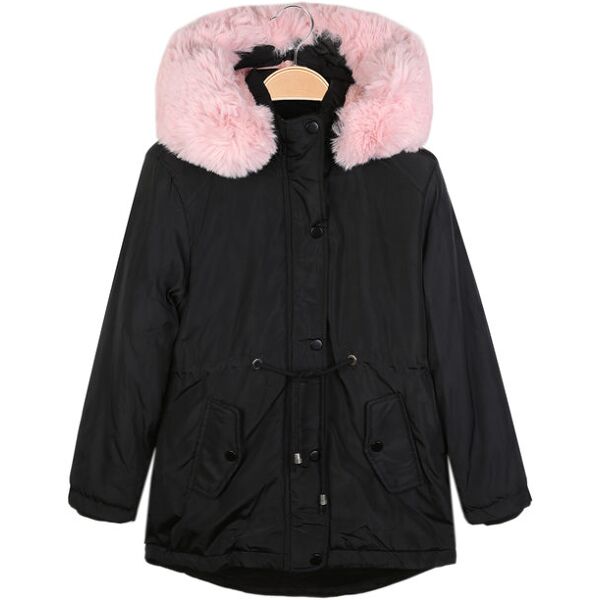 pink baby parka imbottito da bambina con cappuccio parka bambina nero taglia 14