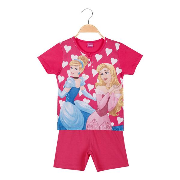 disney pigiama corto da bambina in cotone pigiami bambina rosso taglia 04