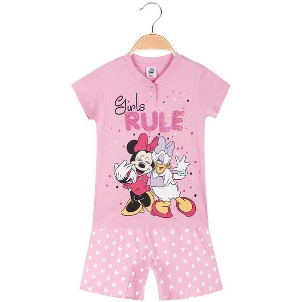 disney pigiama corto minnie bambina con stampe pigiami bambina rosa taglia 07