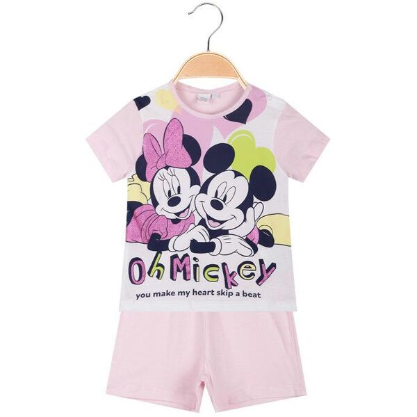 disney pigiama corto minnie da neonata pigiami bambina rosa taglia 30m