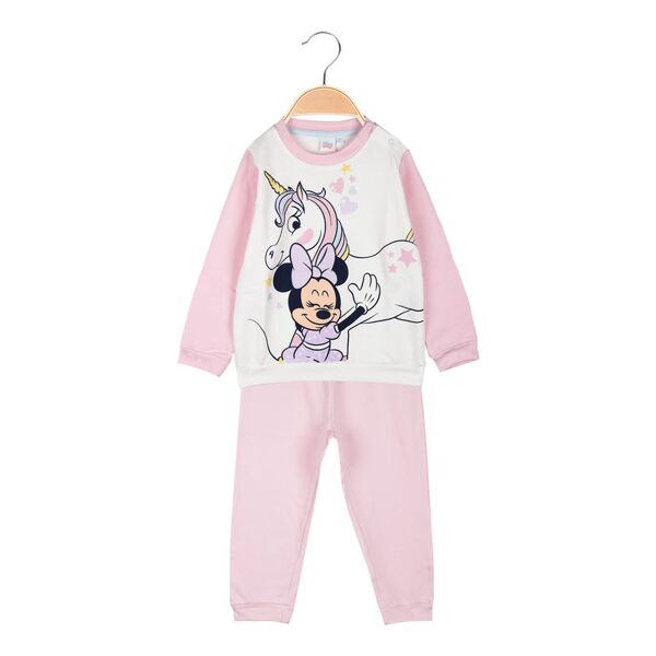 disney pigiama lungo da neonata in cotone felpato pigiami bambina rosa taglia 12m