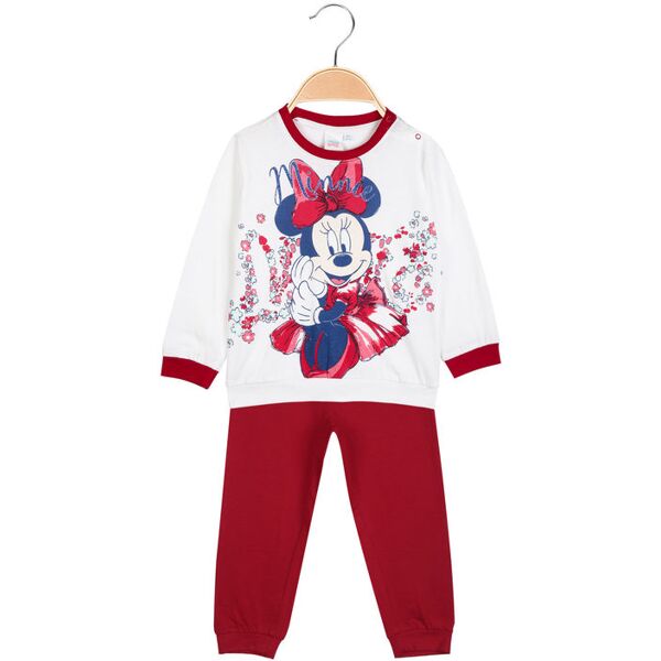 disney pigiama lungo da neonata in cotone pigiami bambina rosso taglia 12m