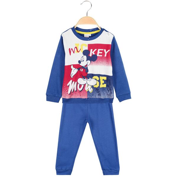 disney pigiama lungo da neonato in caldo cotone pigiami bambino blu taglia 24m