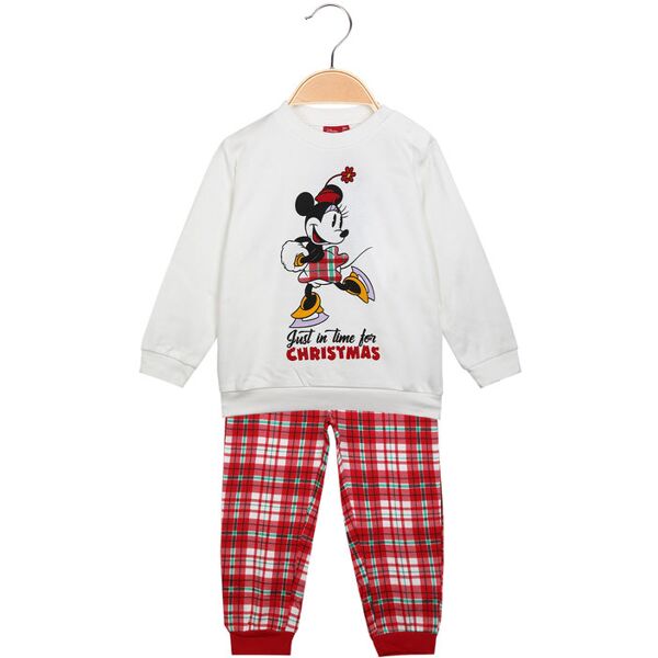 disney pigiama natalizio minnie da neonata pigiami bambina bianco taglia 18m