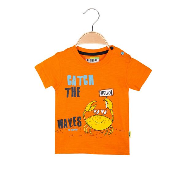 be board t-shirt manica corta neonato t-shirt manica corta bambino arancione taglia 30m