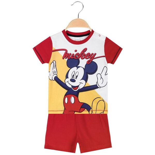 disney topolino pigiama corto neonato pigiami bambino rosso taglia 18m