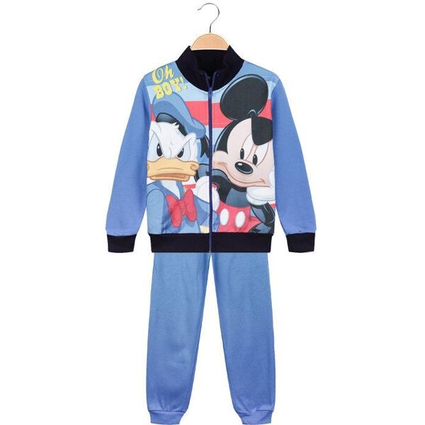 disney tuta sportiva bambino 2 pezzi completi 3-16 anni bambino blu taglia 03/04