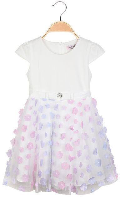 pretty baby abito elegante da bambina con tulle abiti bambina viola taglia 04