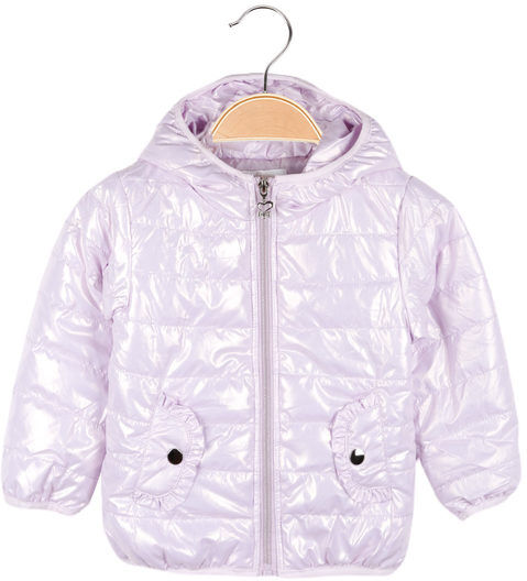 pink baby giubbino da neonata con cappuccio giacconi e giubbotti bambina viola taglia 12m