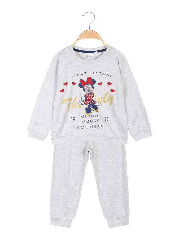 disney minnie pigiama da neonata in caldo cotone pigiami bambina grigio taglia 12m