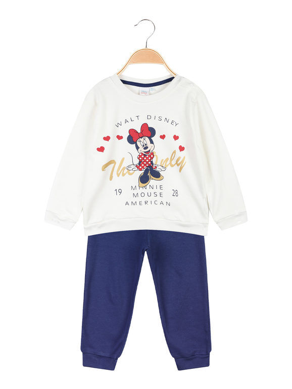 disney minnie pigiama da neonata in caldo cotone pigiami bambina bianco taglia 12m