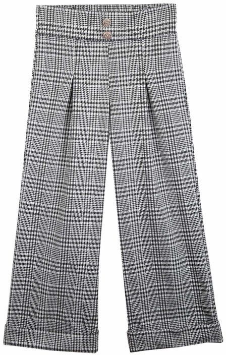 solada pantaloni da bambina culotte con risvolto pantaloni casual bambina grigio taglia 06