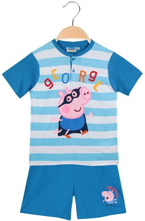 peppa pig pigiama corto bimbo george pigiami bambino blu taglia 07