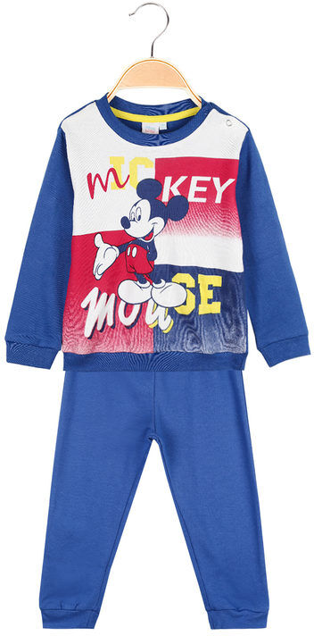 disney pigiama lungo da neonato in caldo cotone pigiami bambino blu taglia 24m