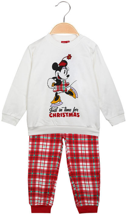 disney pigiama natalizio minnie da neonata pigiami bambina bianco taglia 18m