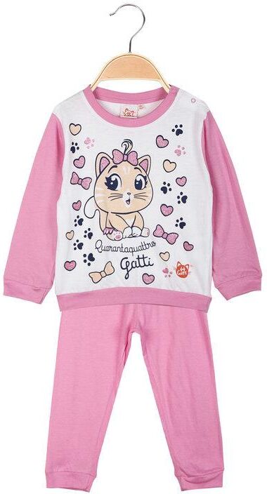 44 gatti pigiama neonata in cotone pigiami bambina rosa taglia 18m