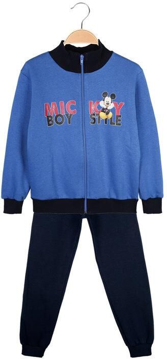 disney topolino tuta sportiva bambino 2 pezzi completi 3-16 anni bambino blu taglia 07/08