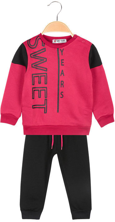 Sweet Completo 2 pezzi da neonato felpa e pantalone Completi 0-36 M bambino Rosso taglia 09/12