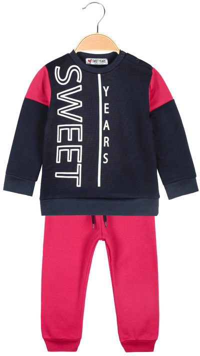 Sweet Completo 2 pezzi da neonato felpa e pantalone Completi 0-36 M bambino Blu taglia 06/09