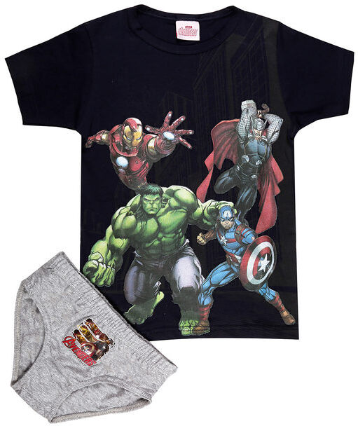 Marvel Completo intimo bambino 2 pezzi T-shirt + slip Completi Intimi bambino Blu taglia 03/04