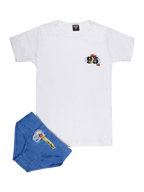 Disney Completo intimo da bambino 2 pezzi T-shirt + slip Completi Intimi bambino Bianco taglia 05/06
