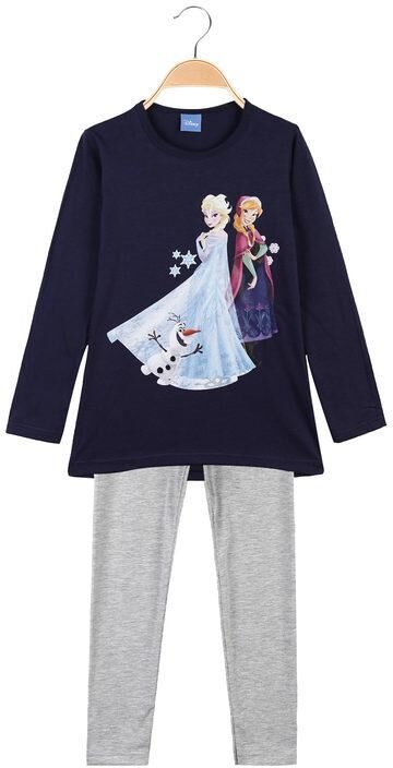 Disney Completo lungo bambina maglietta + leggings Completi 3-16 Anni bambina Blu taglia 07