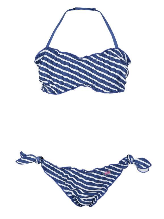 Bellissima Cotume bikini bianco/ blu Bikini bambina Blu taglia 04/06