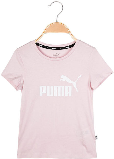 Puma ESS Logo Tee t-shirt rosa da ragazza T-Shirt e Top bambina Rosa taglia 15/16