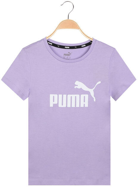 Puma ESS LOGO TEE T-shirt sportiva da bambina con logo T-Shirt e Top bambina Viola taglia 09/10