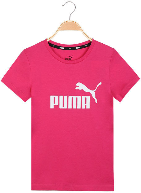 Puma ESS LOGO TEE T-shirt sportiva da bambina con logo T-Shirt e Top bambina Fucsia taglia 15/16