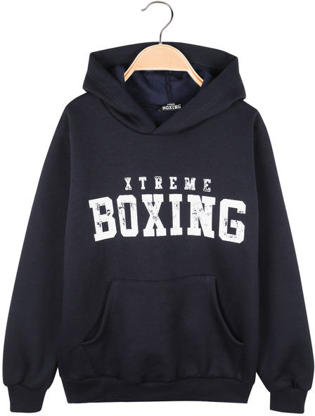 Xtreme Boxing Felpa da ragazzo con cappuccio Felpe Pesanti bambino Blu taglia 16