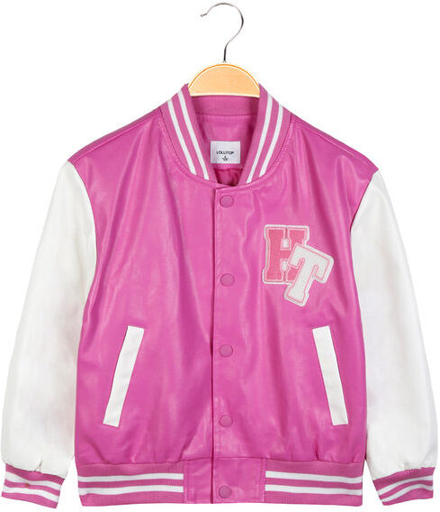 Lollitop Giacca bomber in ecopelle da bambina Giacconi e Giubbotti bambina Fucsia taglia 04