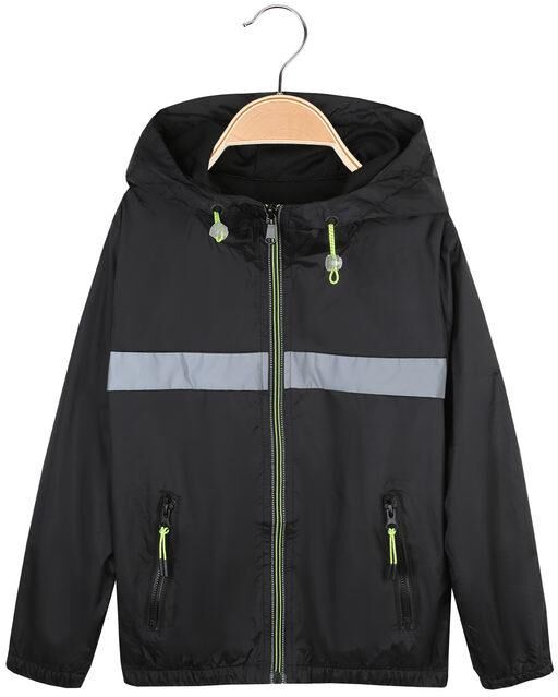 Armata Militare Giacca con cappuccio Giacche Leggere bambino Nero taglia 04