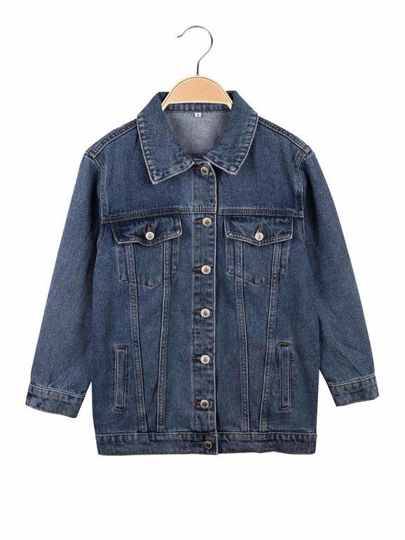 Miss & Girl Giacca in jeans da bambina Giacche Jeans bambina Jeans taglia 12