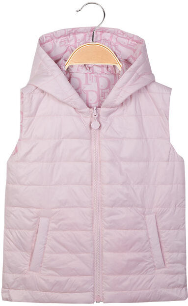 Bouny Baby Gilet da bambina reversibile con cappuccio Smanicato bambina Rosa taglia 10